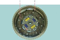 Ведомый диск сцепления с маховиком