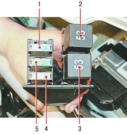 Дополнительные предохранители и реле системы впрыска топлива